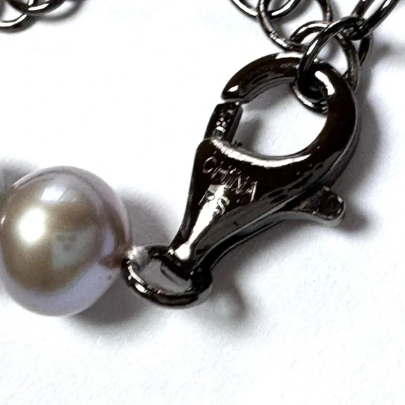 NEW ROSS-SIMONS Necklace Milky Aquamarine Gray Pearl Peridot NEW RS BOX